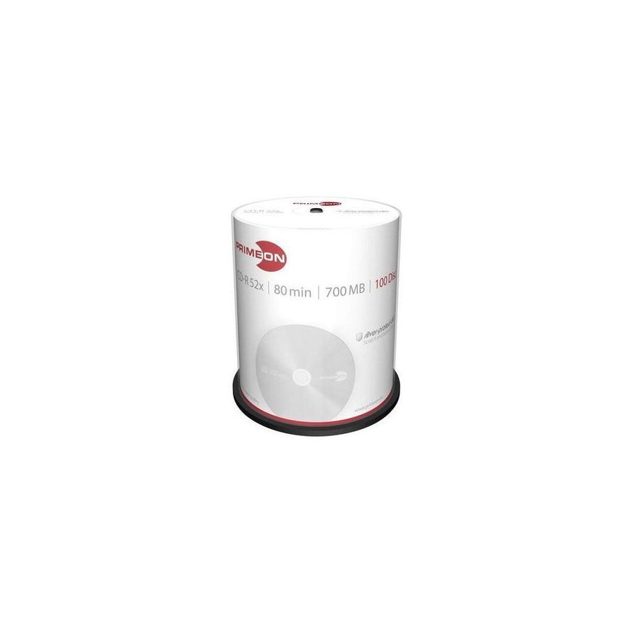 Primeon cd-r 80min 700mb 52x bobina (100 discos)