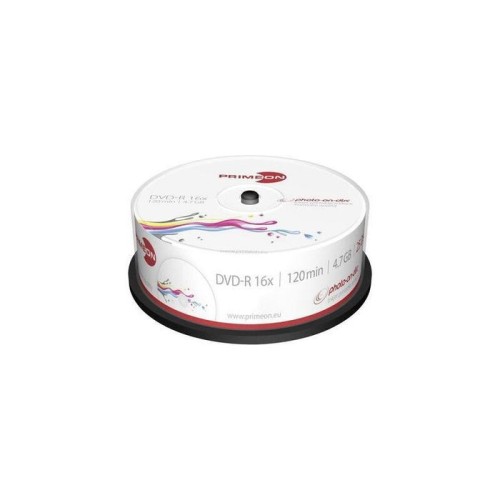 Primeon dvd-r 4.7gb 120min 16x bobina (25 discos)