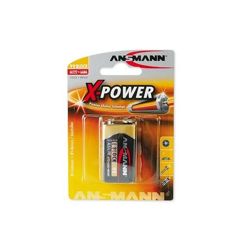 Ansmann 9v-block batería de un solo uso alcalino