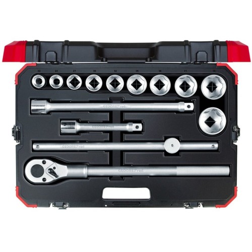 Gedore juego de llaves de tubo rojo 3/4 ", 14 piezas 3300011
