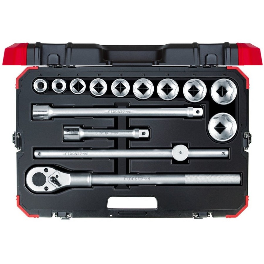Gedore juego de llaves de tubo rojo 3/4 ", 14 piezas 3300011