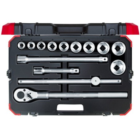 Gedore juego de llaves de tubo rojo 3/4 ", 14 piezas 3300011