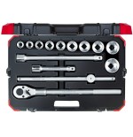 Gedore juego de llaves de tubo rojo 3/4 ", 14 piezas 3300011