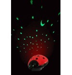 Ansmann starlight luz nocturna para bebés negro, rojo