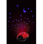 Ansmann starlight luz nocturna para bebés negro, rojo