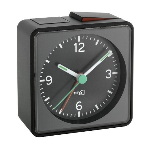 Tfa-dostmann 60.1013.01 despertador negro