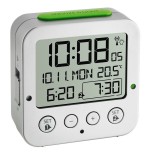 Tfa 60.2528.54 reloj con alarma radio bingo con temperatura