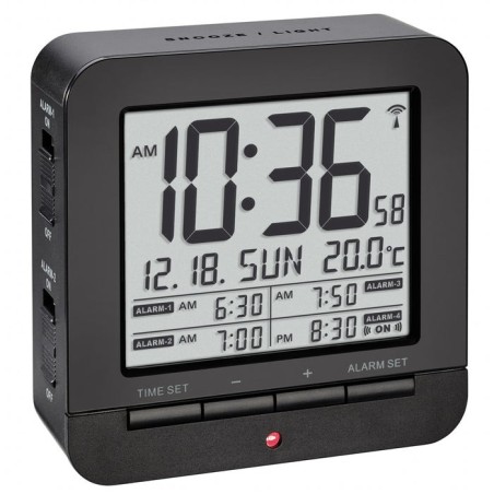 Tfa 60.2536.01 reloj de alarma controlado por radio
