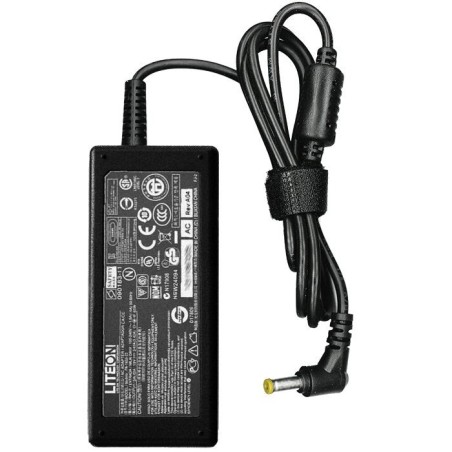 Acer cargador 19v 3.42a 65w con cable alimentación para acer travelmate 2400, 3210, 4150, 4650 ap.06503.031