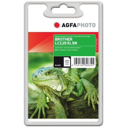Agfaphoto apb129bd tinta brother lc129xlbk negro