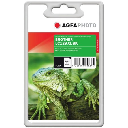 Agfaphoto apb129bd tinta brother lc129xlbk negro