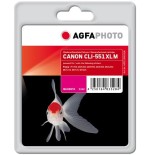 Agfaphoto apccli551xlm tinta canon cli-551 xl rendimiento magenta