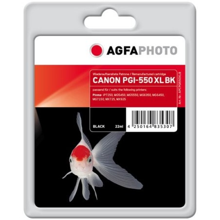 Agfaphoto apcpgi550xlb tinta canon pgi-550xl negro