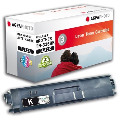 Tóner agfaphoto compatible para brother tn-326bk negro