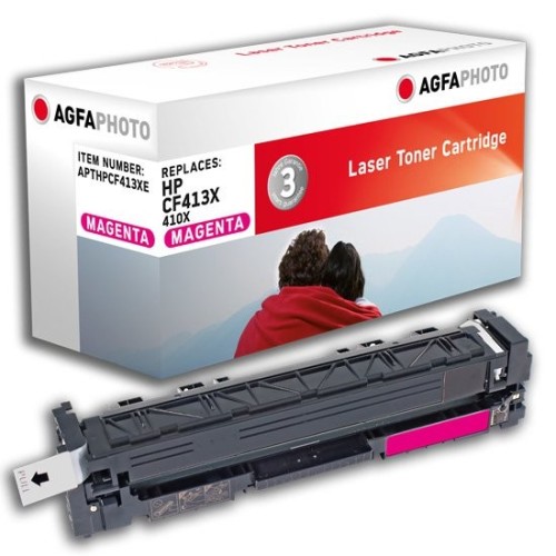 Agfaphoto apthpcf413xe tóner compatible hp cf413x 410x  magenta