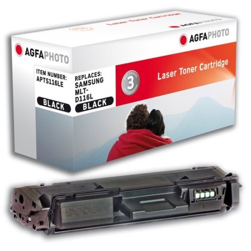 Agfaphoto apts116le tóner samsung mlt-d116l els negro