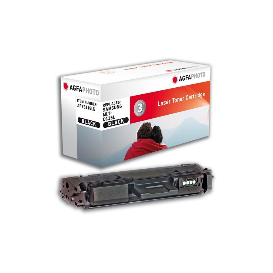Agfaphoto apts116le tóner samsung mlt-d116l els negro