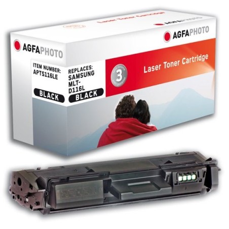Agfaphoto apts116le tóner samsung mlt-d116l els negro