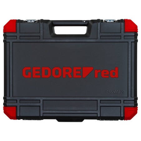 Gedore juego de llaves de tubo , 1/4 "+ 3/8" + 1/2 ", 172 piezas