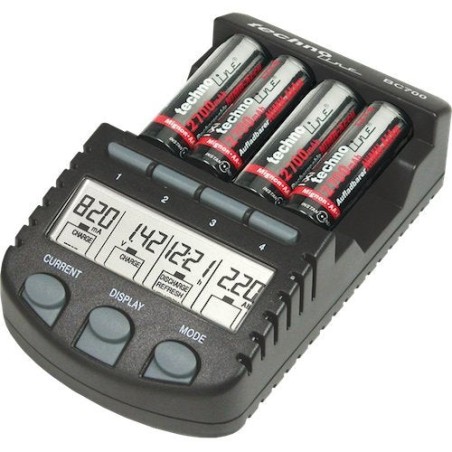 Technoline bc 700 cargador para pilas aaa / aa