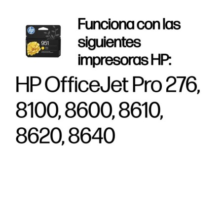Tinta original hp 951 officejet amarillo 1 pieza(s)