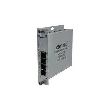 Comnet cnfe4sms self managed switch, 4 ports 10/100tx rj45 psu included