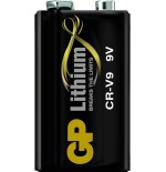 Gp batteries lithium cr-v9 batería de un solo uso 9v litio