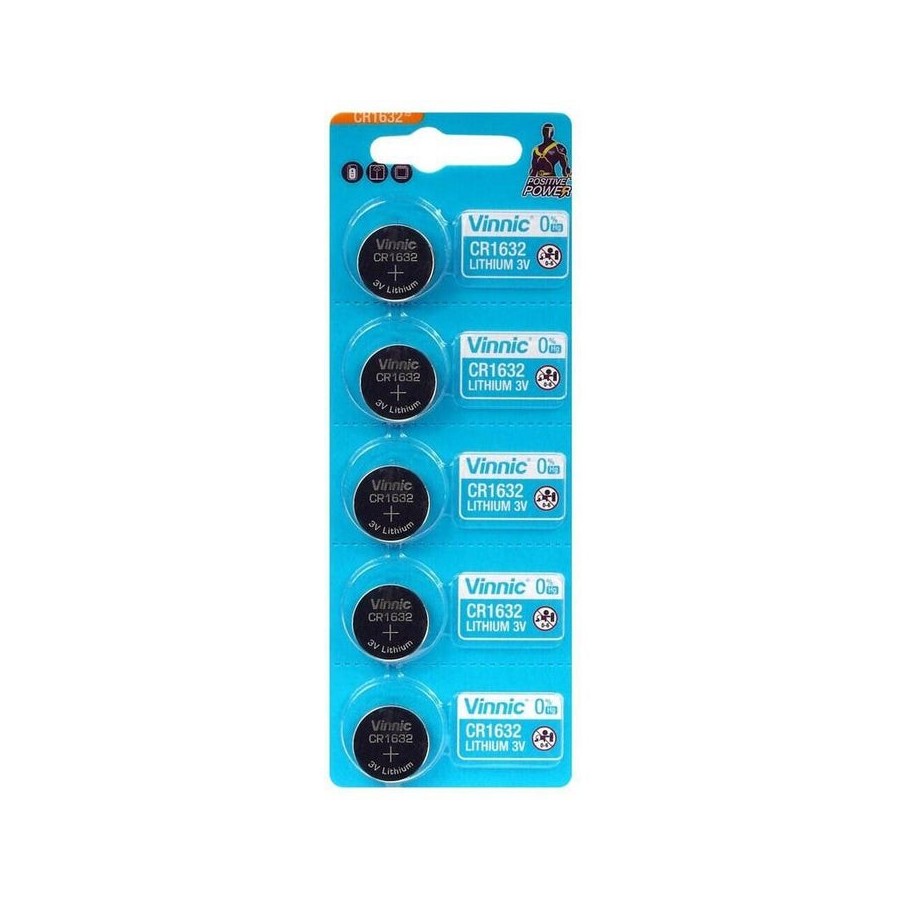 Vinnic pila boton litio cr1632 blister 5pzs cr1632