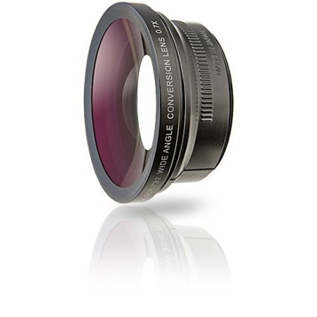 Raynox dcr-732 lente de cámara videocámara objetivo ancho negro
