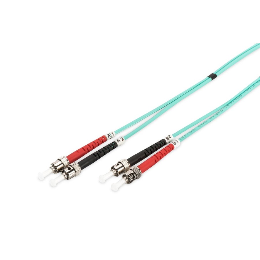 Digitus dk-2511-03/3 cable lwl om3 st / st 3.0m mu duplex st a stmm om3 50 / 1253.0m