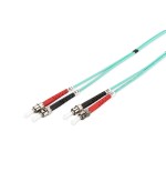 Digitus dk-2511-03/3 cable lwl om3 st / st 3.0m mu duplex st a stmm om3 50 / 1253.0m