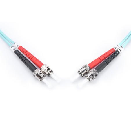Digitus dk-2511-03/3 cable lwl om3 st / st 3.0m mu duplex st a stmm om3 50 / 1253.0m
