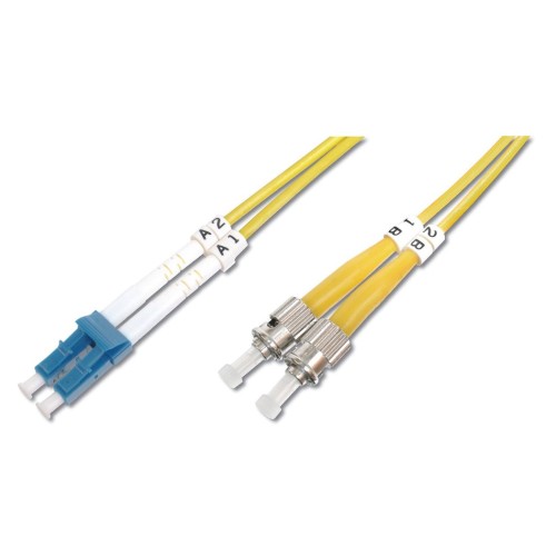 Digitus dk-2931-03 cable de fibra optica 3 m st/bfoc sc amarillo