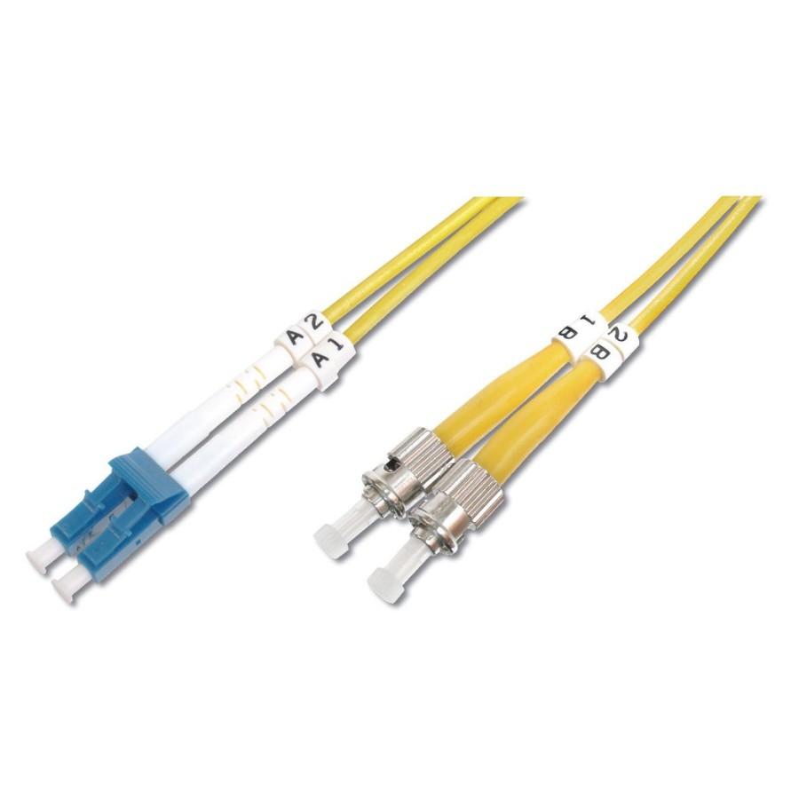 Digitus dk-2931-03 cable de fibra optica 3 m st/bfoc sc amarillo