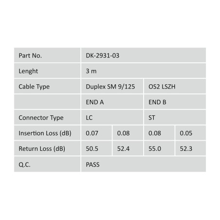 Digitus dk-2931-03 cable de fibra optica 3 m st/bfoc sc amarillo