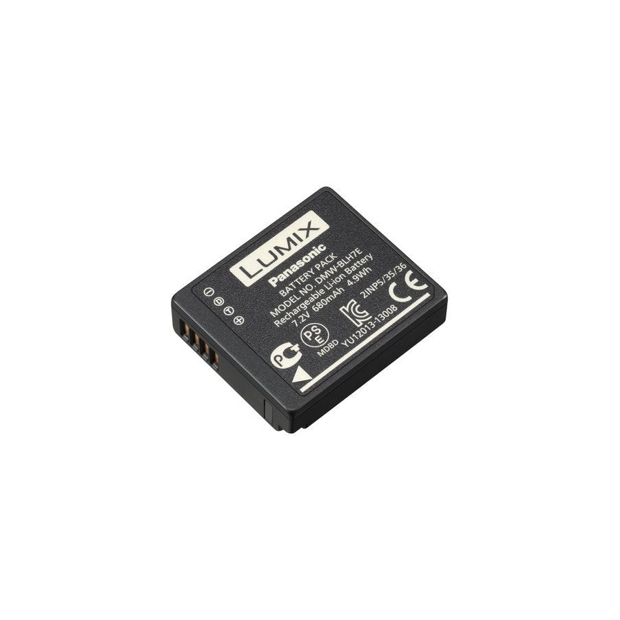 Panasonic dmw-blh7e batería para cámara/grabadora ión de litio 680 mah