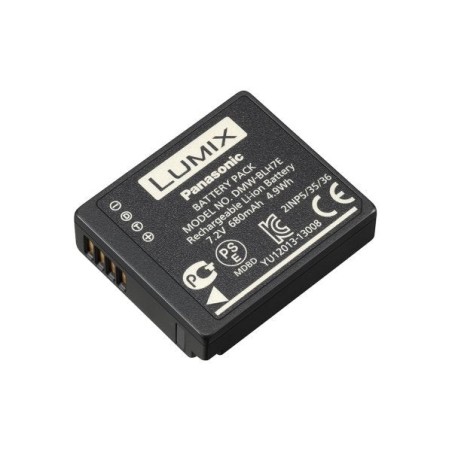 Panasonic dmw-blh7e batería para cámara/grabadora ión de litio 680 mah