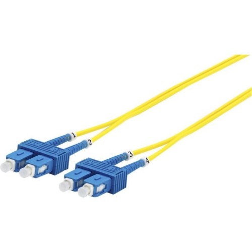 Microconnect sc/pc-sc/pc 2m cable de fibra optica amarillo
