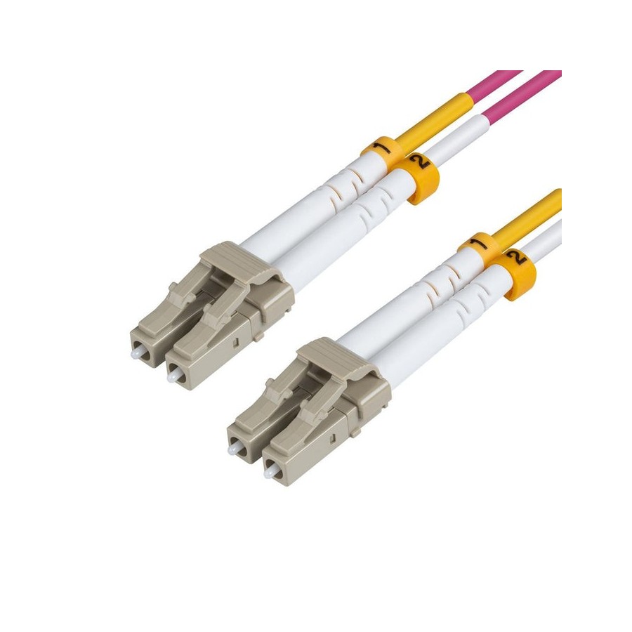 Microconnect fib440415p cable de fibra optica 15 m lc/pc púrpura