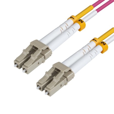 Microconnect fib440415p cable de fibra optica 15 m lc/pc púrpura