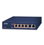 Planet 4-port 10/100tx 802.3at poe + no administrado fast ethernet [10/100] energía sobre ethernet [poe] azul