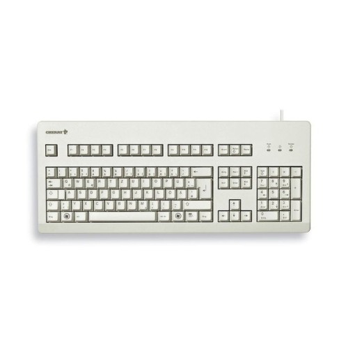 Teclado inglés cherry g80-3000 usb qwerty reino unido gris