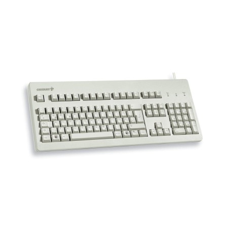 Teclado inglés cherry g80-3000 usb qwerty reino unido gris