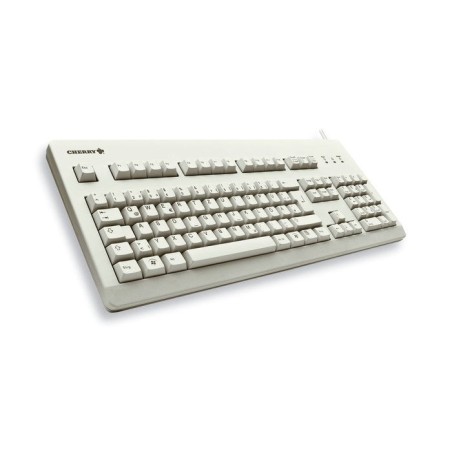 Teclado inglés cherry g80-3000 usb qwerty reino unido gris