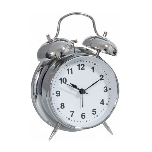 Technoline 01844 despertador reloj despertador analógico acero inoxidable
