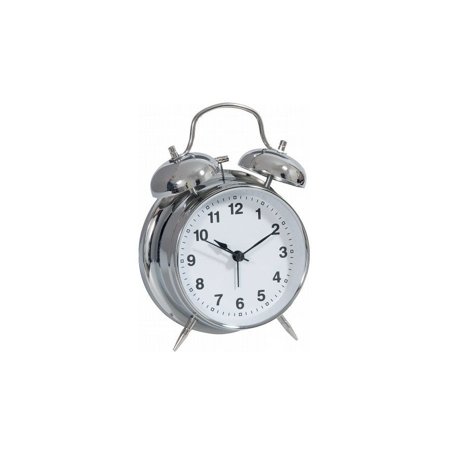 Technoline 01844 despertador reloj despertador analógico acero inoxidable