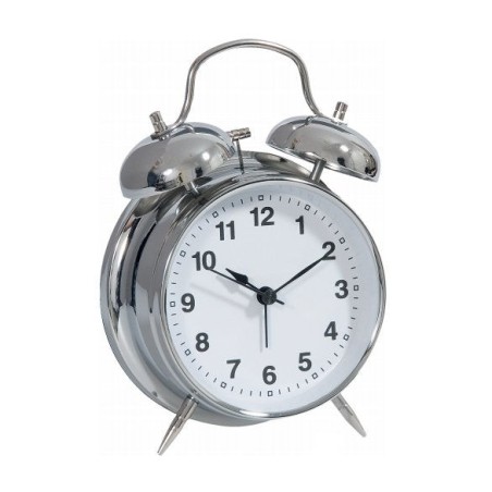 Technoline 01844 despertador reloj despertador analógico acero inoxidable