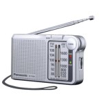 Radio portátil panasonic rf-p150d plata