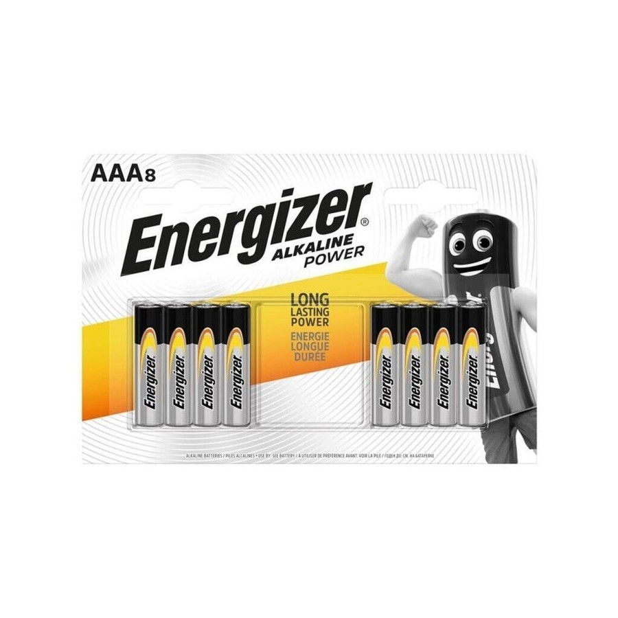 Energizer - alkaline power pila alcalina aaa lr03 blister*8