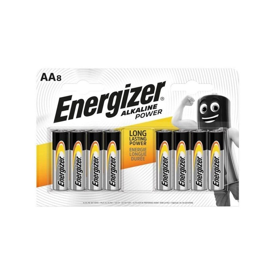Energizer - alkaline power pila alcalina aa lr6 blister*8
